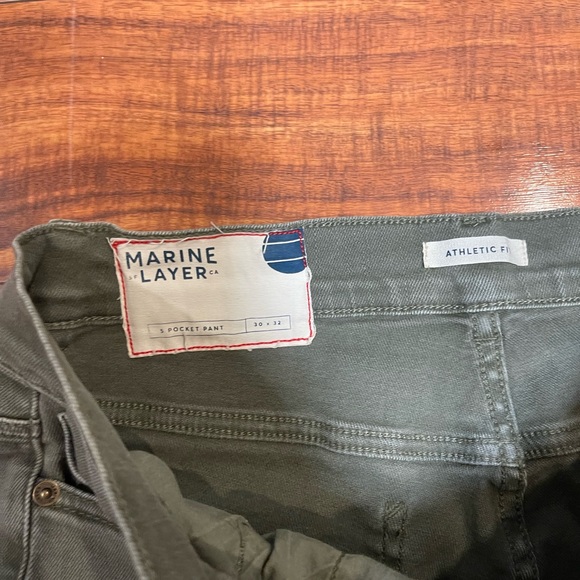 Marine Layer 5 Pocket Athletic Fit Pant 30x32 - Picture 3 of 6